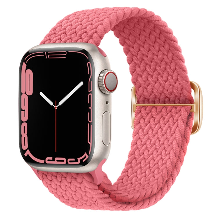 Buckle Nylon Braided Watch Band, For Apple Watch Series 8&amp;7 41mm / SE 2&amp;6&amp;SE&amp;5&amp;4 40mm / 3&amp;2&amp;1 38mm