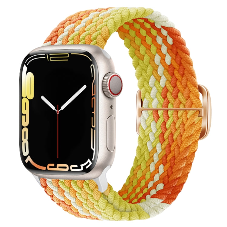 Buckle Nylon Braided Watch Band, For Apple Watch Series 8&amp;7 41mm / SE 2&amp;6&amp;SE&amp;5&amp;4 40mm / 3&amp;2&amp;1 38mm