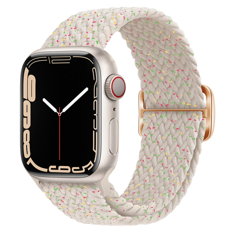 Buckle Nylon Braided Watch Band, For Apple Watch Series 8&amp;7 41mm / SE 2&amp;6&amp;SE&amp;5&amp;4 40mm / 3&amp;2&amp;1 38mm