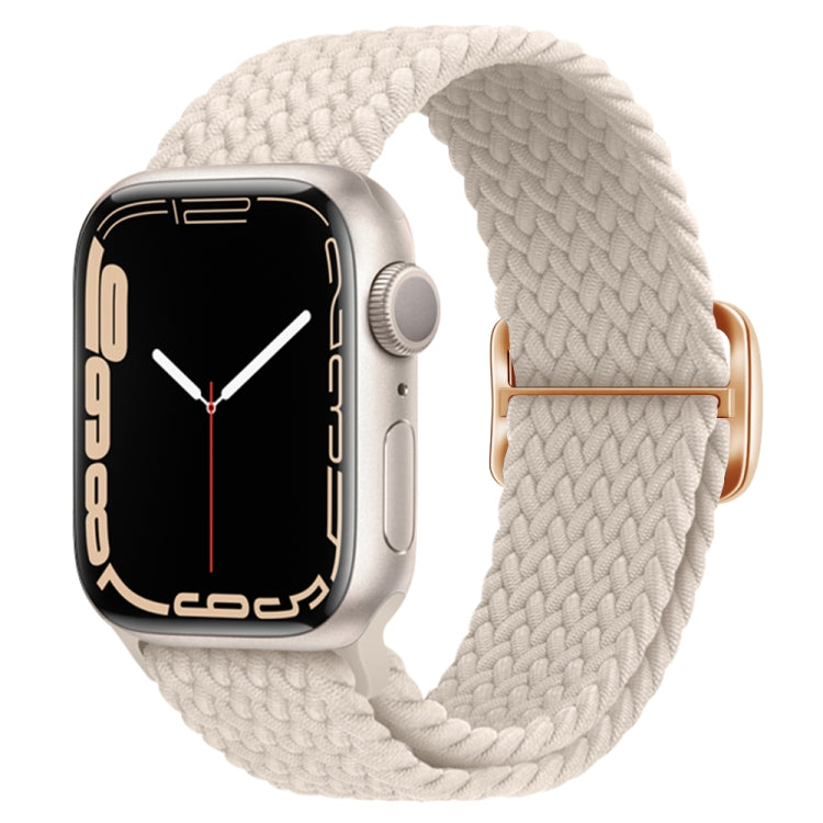 Buckle Nylon Braided Watch Band, For Apple Watch Series 8&amp;7 41mm / SE 2&amp;6&amp;SE&amp;5&amp;4 40mm / 3&amp;2&amp;1 38mm