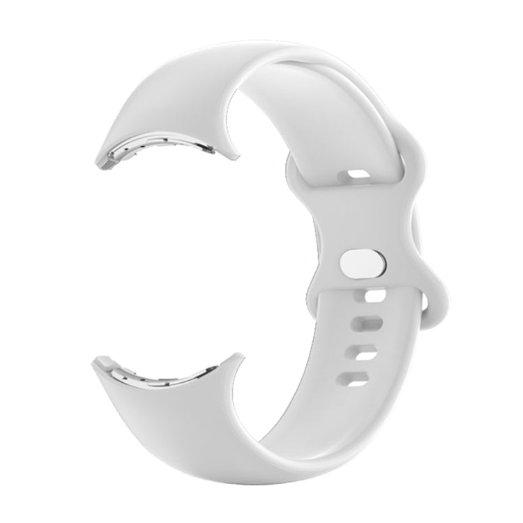 For Google Pixel Watch Single Color Silicone Watch Band, Man, Women