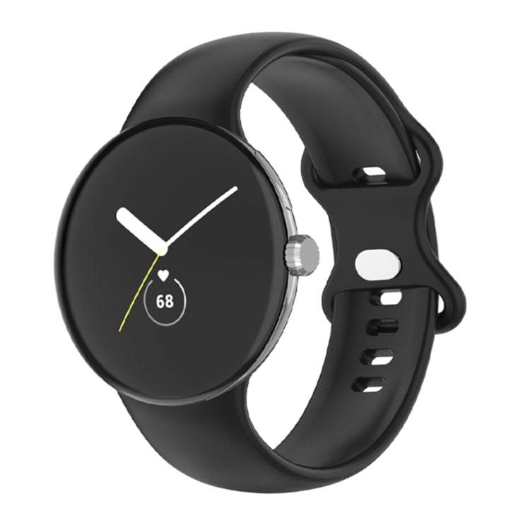 For Google Pixel Watch Single Color Silicone Watch Band, Man, Women
