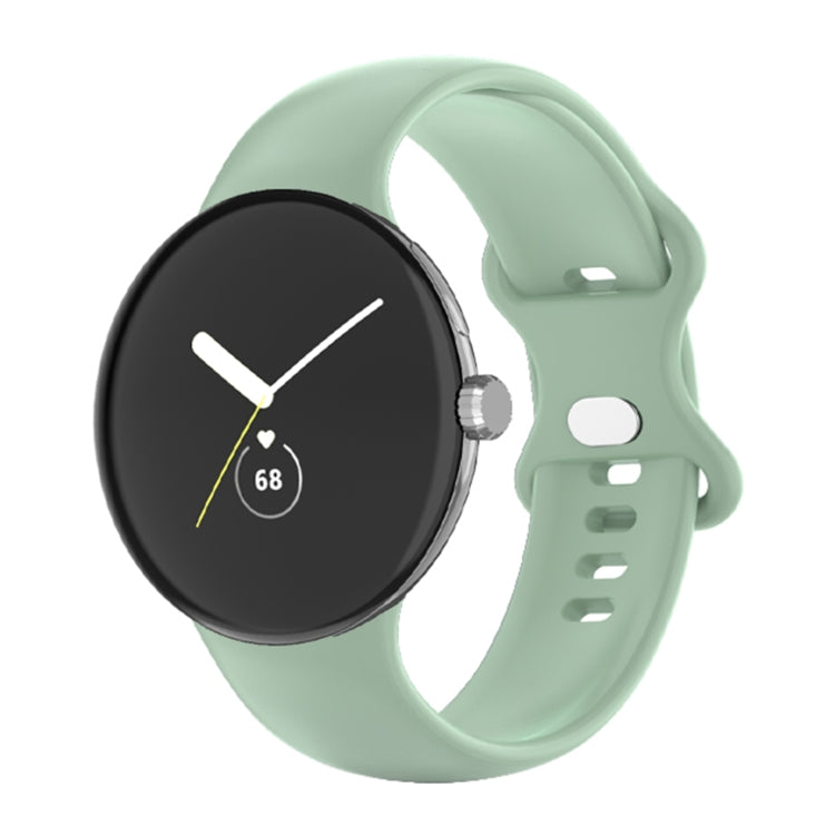 For Google Pixel Watch Single Color Silicone Watch Band, Man, Women