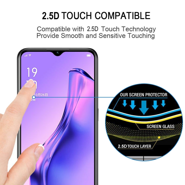 9H Surface Hardness 2.5D Full Glue Full Screen Tempered Glass Film, For OPPO A31 2020, For OPPO A8, For OPPO A91, For OPPO F15, For Xiaomi Redmi Note 9 Pro, For Xiaomi Redmi Note 9 Pro Max, For Xiaomi Redmi K30, For Xiaomi Redmi K30 Pro