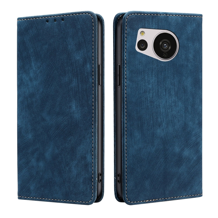 RFID Anti-theft Brush Magnetic Leather Phone Case