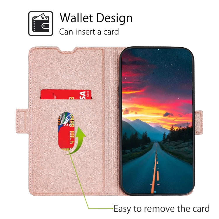 Ultra-thin Voltage Side Buckle Leather Phone Case, For vivo Y35 4G / Y22 / Y22s, For Xiaomi Redmi A1, For Sharp Aquos Sense7