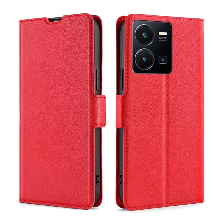 Ultra-thin Voltage Side Buckle Leather Phone Case, For vivo Y35 4G / Y22 / Y22s, For Xiaomi Redmi A1, For Sharp Aquos Sense7