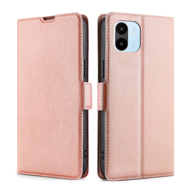 Ultra-thin Voltage Side Buckle Leather Phone Case, For vivo Y35 4G / Y22 / Y22s, For Xiaomi Redmi A1, For Sharp Aquos Sense7