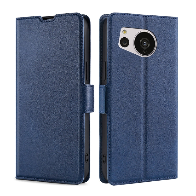 Ultra-thin Voltage Side Buckle Leather Phone Case, For vivo Y35 4G / Y22 / Y22s, For Xiaomi Redmi A1, For Sharp Aquos Sense7