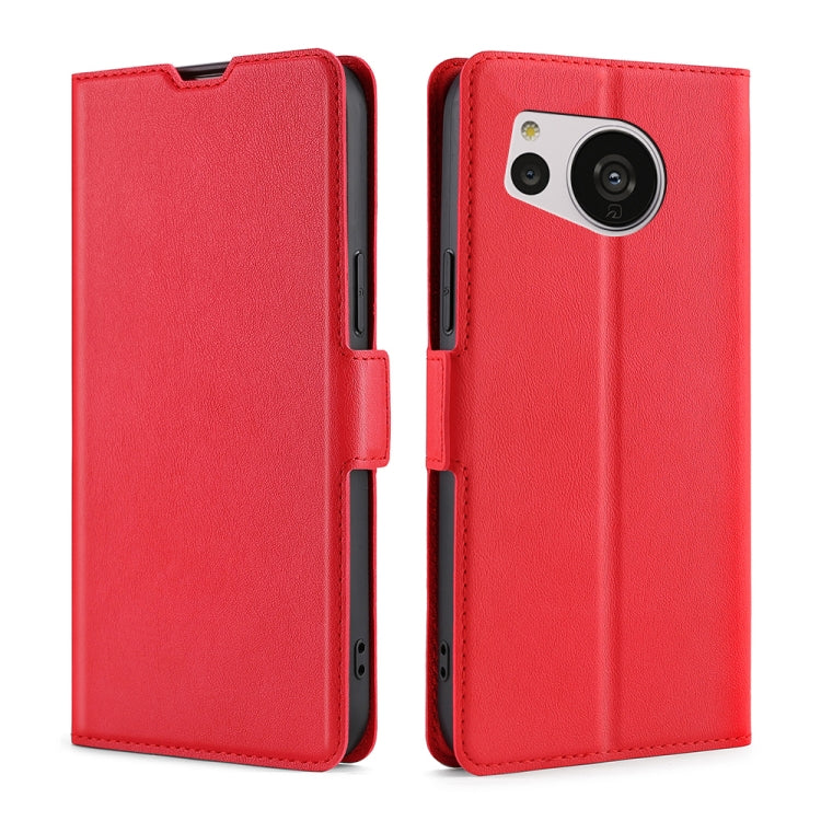 Ultra-thin Voltage Side Buckle Leather Phone Case, For vivo Y35 4G / Y22 / Y22s, For Xiaomi Redmi A1, For Sharp Aquos Sense7