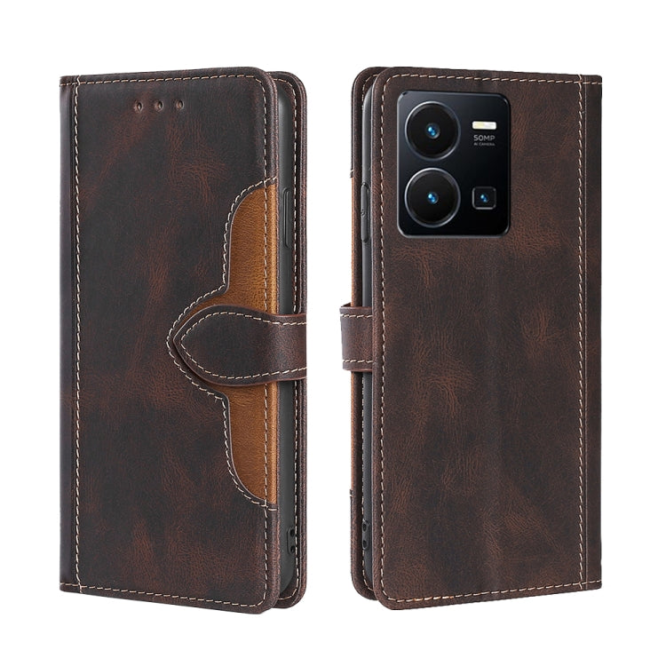Skin Feel Magnetic Buckle Leather Phone Case, For vivo Y35 4G / Y22 / Y22s, For Xiaomi Redmi A1, For Nokia G400, For Sharp Aquos Sense7