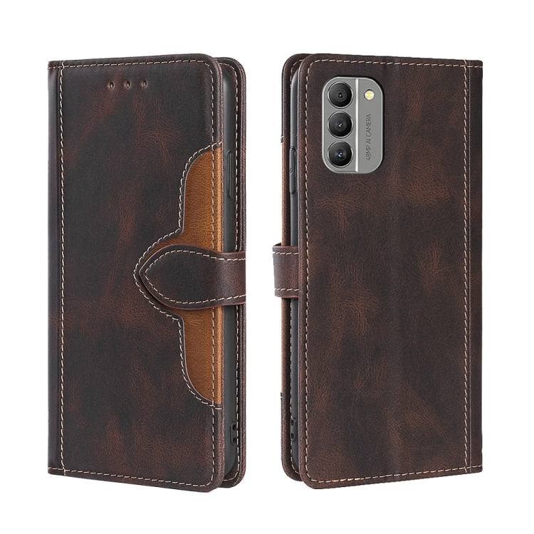 Skin Feel Magnetic Buckle Leather Phone Case, For vivo Y35 4G / Y22 / Y22s, For Xiaomi Redmi A1, For Nokia G400, For Sharp Aquos Sense7