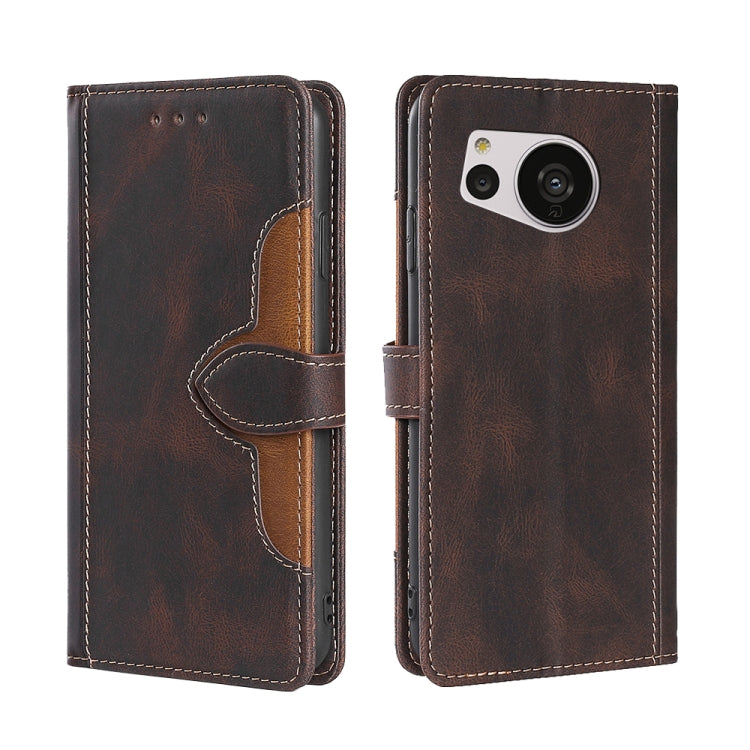 Skin Feel Magnetic Buckle Leather Phone Case, For vivo Y35 4G / Y22 / Y22s, For Xiaomi Redmi A1, For Nokia G400, For Sharp Aquos Sense7