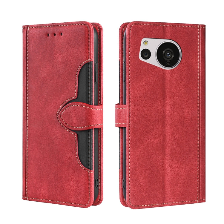 Skin Feel Magnetic Buckle Leather Phone Case, For vivo Y35 4G / Y22 / Y22s, For Xiaomi Redmi A1, For Nokia G400, For Sharp Aquos Sense7