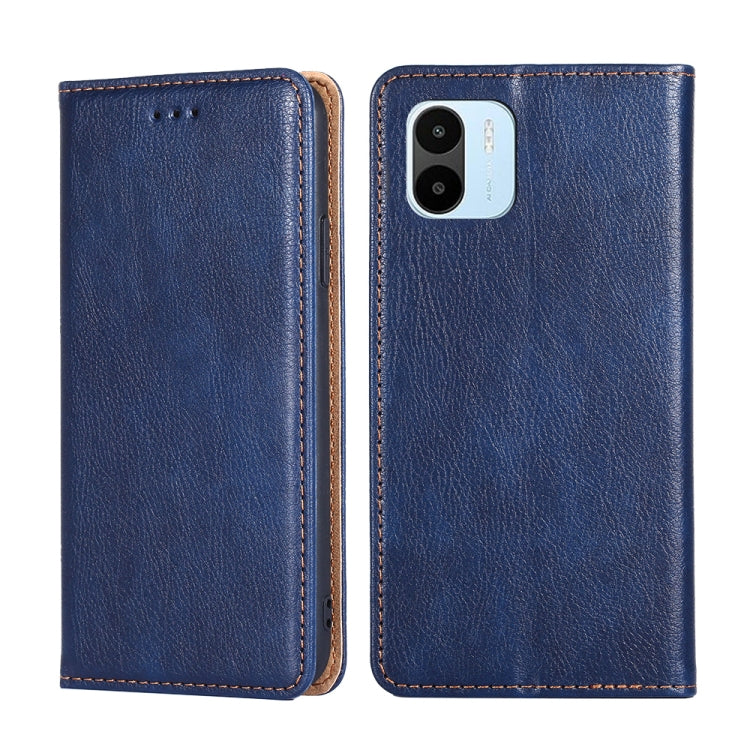 Gloss Oil Solid Color Magnetic Leather Phone Case
