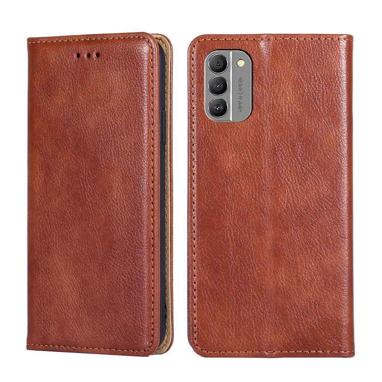 Gloss Oil Solid Color Magnetic Leather Phone Case