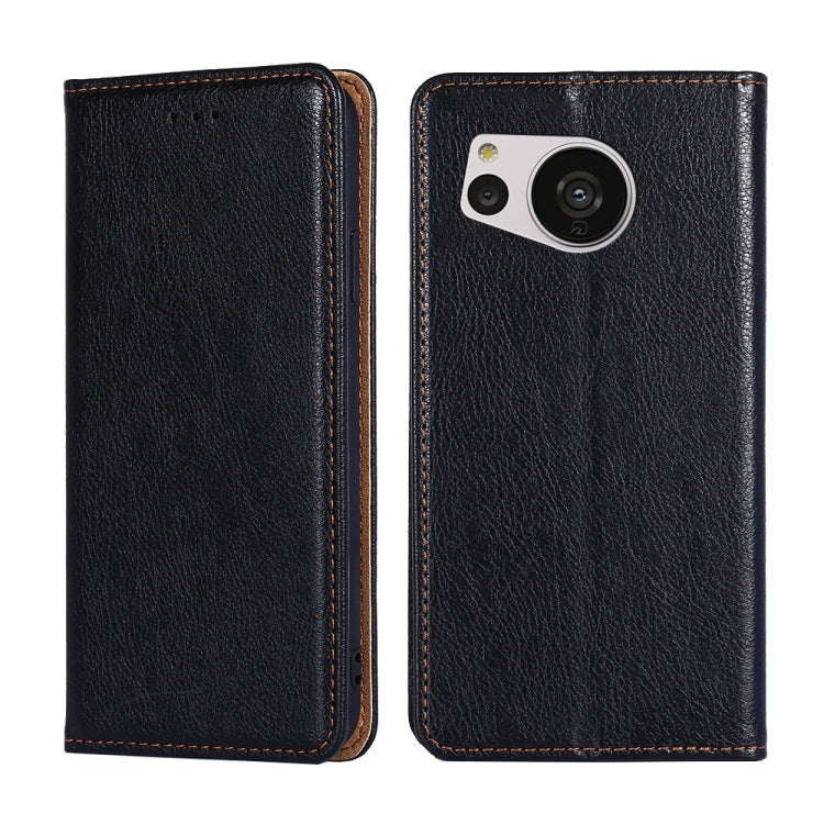 Gloss Oil Solid Color Magnetic Leather Phone Case