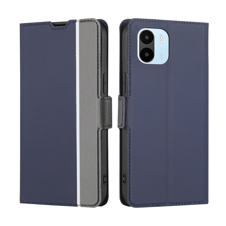 Twill Texture Side Button Leather Phone Case, For vivo Y35 4G / Y22 / Y22s, For Xiaomi Redmi A1, For Sharp Aquos Sense7