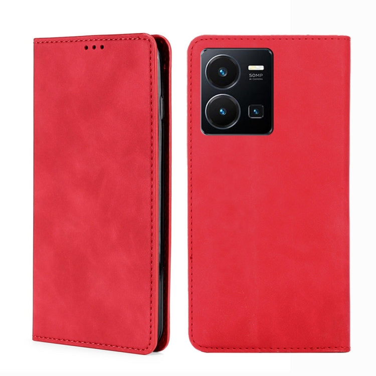 Skin Feel Magnetic Leather Phone Case