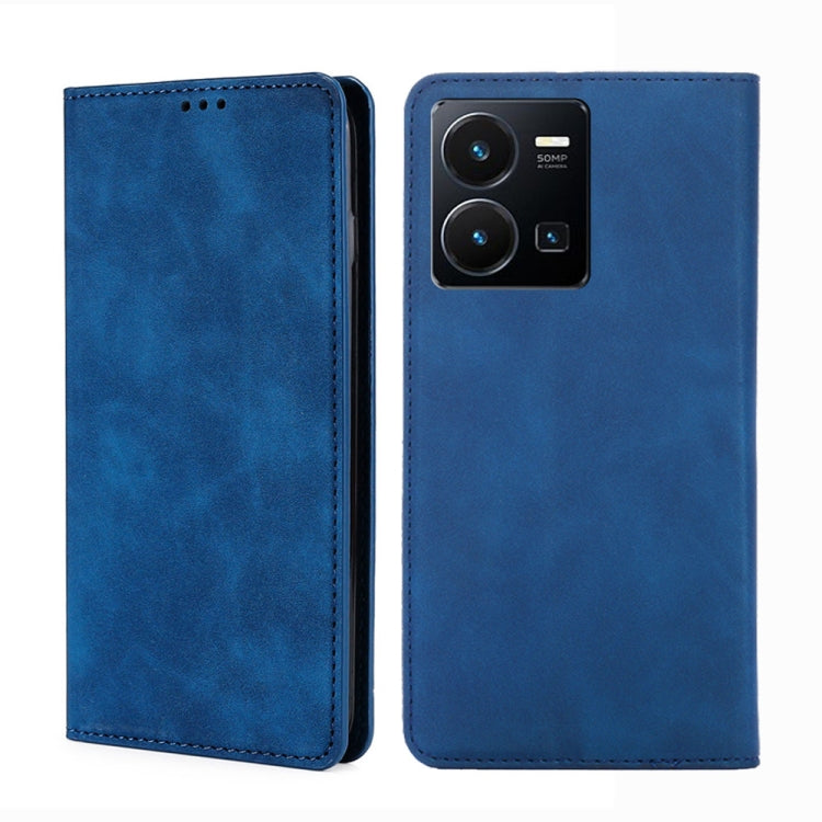 Skin Feel Magnetic Leather Phone Case