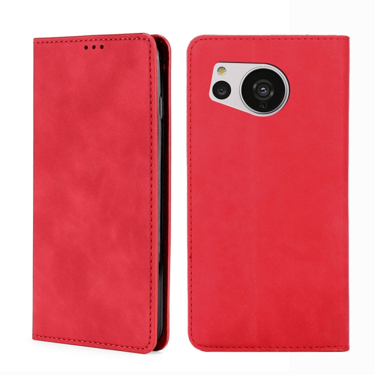 Skin Feel Magnetic Leather Phone Case