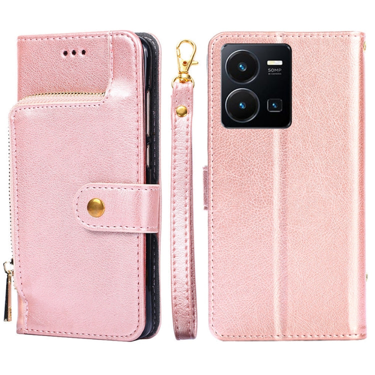 Zipper Bag Leather Phone Case, For vivo Y35 4G / Y22 / Y22s, For Xiaomi Redmi A1, For Sharp Aquos Sense7