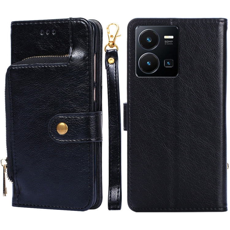 Zipper Bag Leather Phone Case, For vivo Y35 4G / Y22 / Y22s, For Xiaomi Redmi A1, For Sharp Aquos Sense7