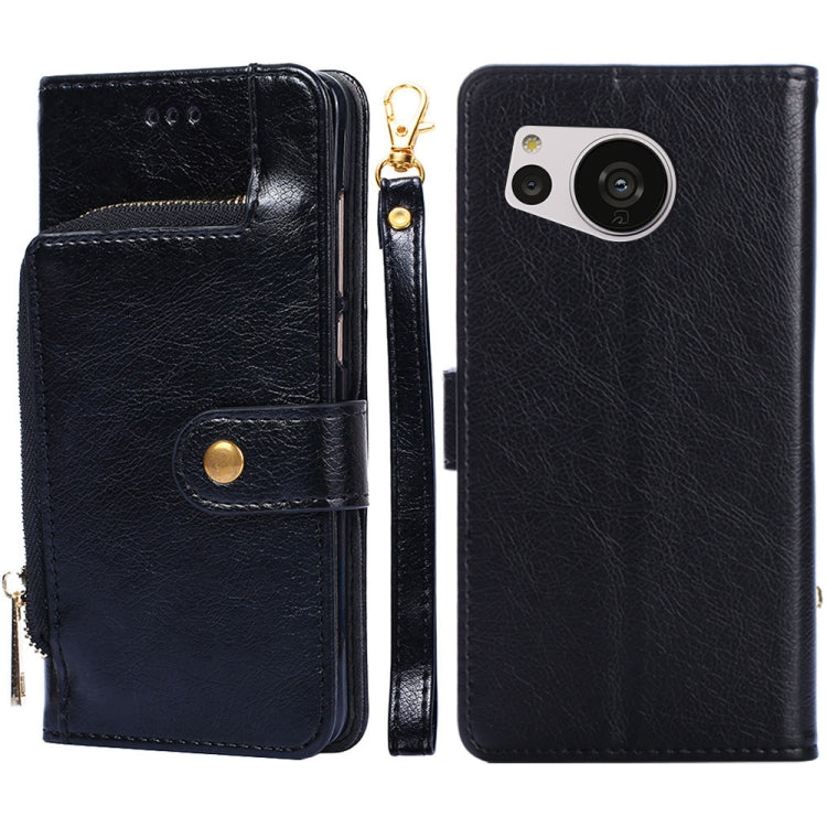 Zipper Bag Leather Phone Case, For vivo Y35 4G / Y22 / Y22s, For Xiaomi Redmi A1, For Sharp Aquos Sense7