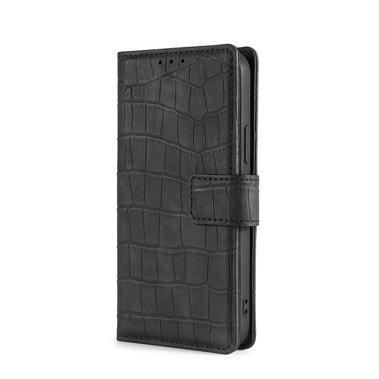 Skin Feel Crocodile Magnetic Clasp Leather Phone Case, For vivo Y35 4G / Y22 / Y22s, For Xiaomi Redmi A1, For Sharp Aquos Sense7