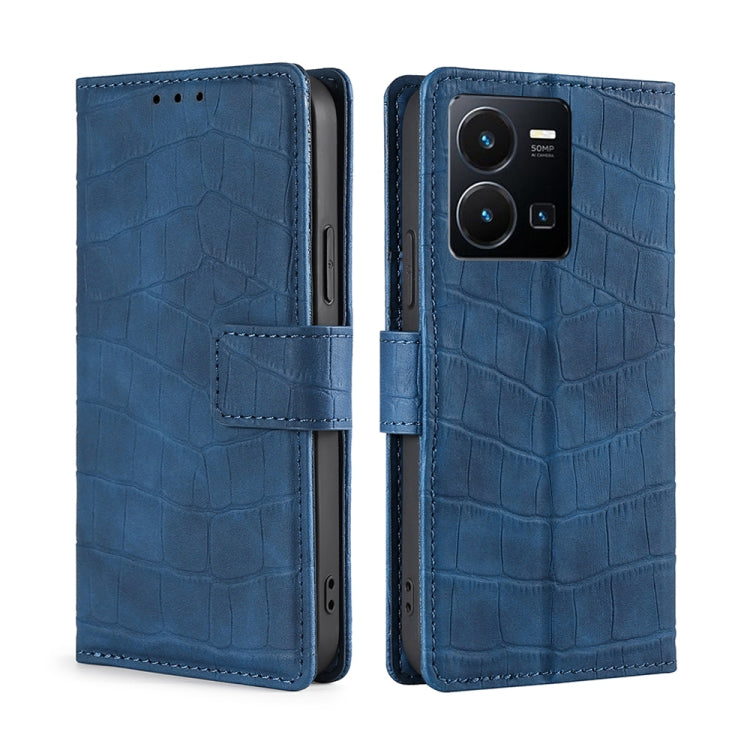 Skin Feel Crocodile Magnetic Clasp Leather Phone Case, For vivo Y35 4G / Y22 / Y22s, For Xiaomi Redmi A1, For Sharp Aquos Sense7