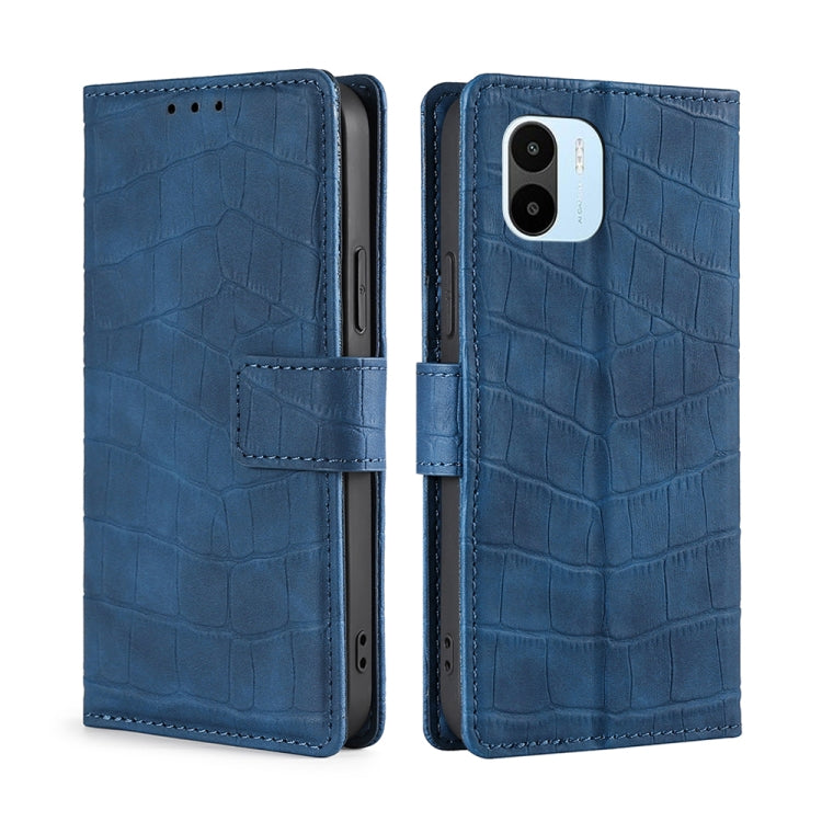 Skin Feel Crocodile Magnetic Clasp Leather Phone Case, For vivo Y35 4G / Y22 / Y22s, For Xiaomi Redmi A1, For Sharp Aquos Sense7