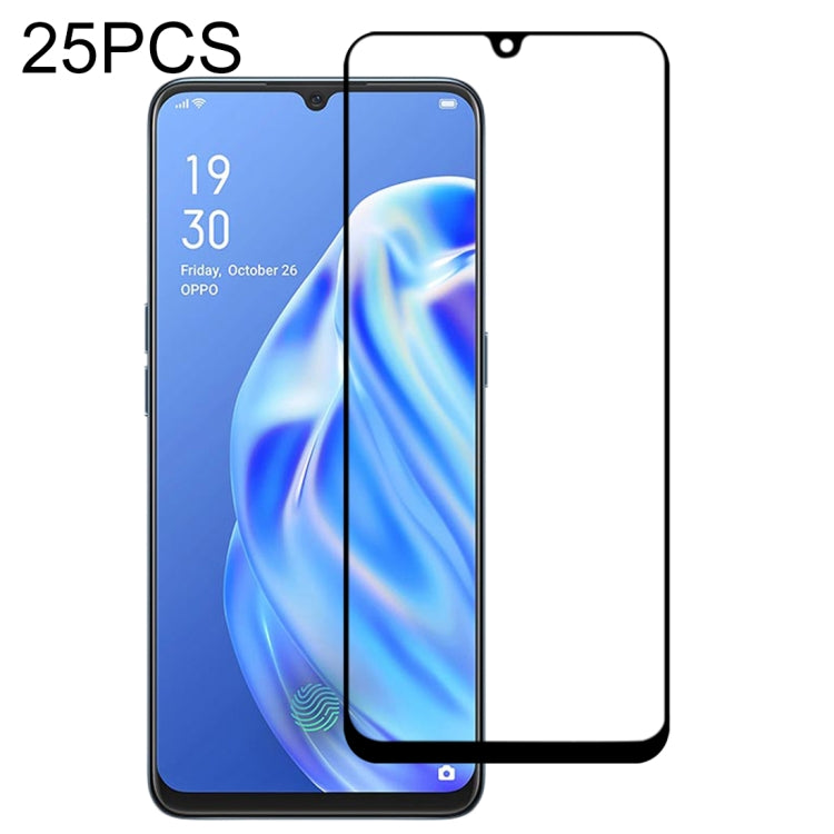 25 PCS 9H Surface Hardness 2.5D Full Glue Full Screen Tempered Glass Film, For OPPO A31 2020, For OPPO A8, For OPPO A91, For OPPO F15, For Xiaomi Redmi Note 9 Pro, For Xiaomi Redmi Note 9 Pro Max, For Xiaomi Redmi K30, For Xiaomi Redmi K30 Pro