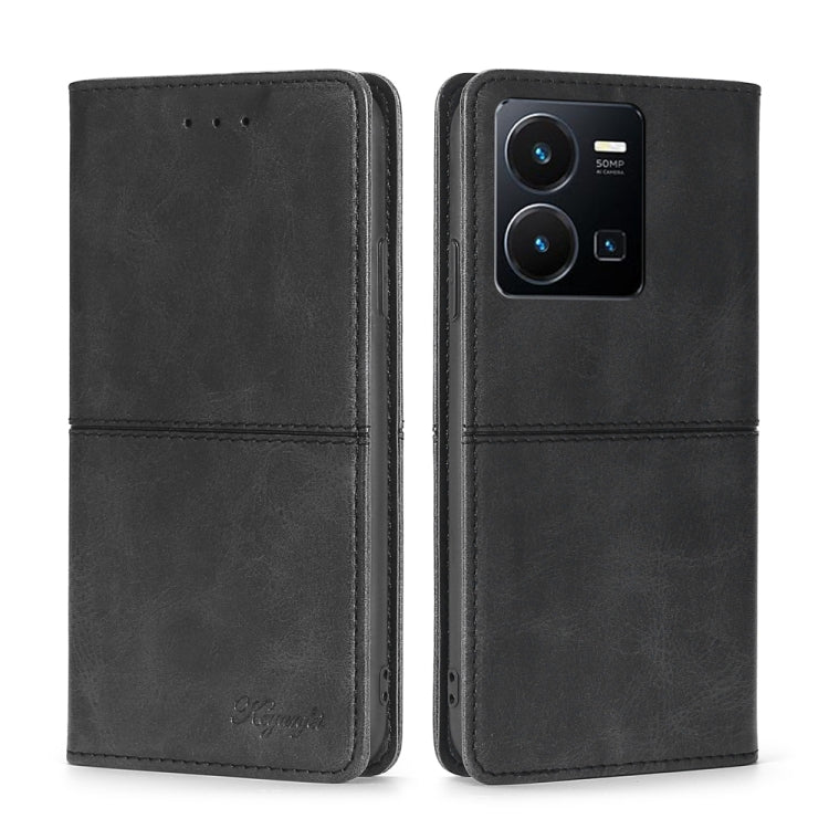 Cow Texture Magnetic Leather Phone Case, For vivo Y35 4G / Y22 / Y22s, For Xiaomi Redmi A1, For Sharp Aquos Sense7