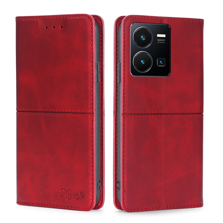 Cow Texture Magnetic Leather Phone Case, For vivo Y35 4G / Y22 / Y22s, For Xiaomi Redmi A1, For Sharp Aquos Sense7