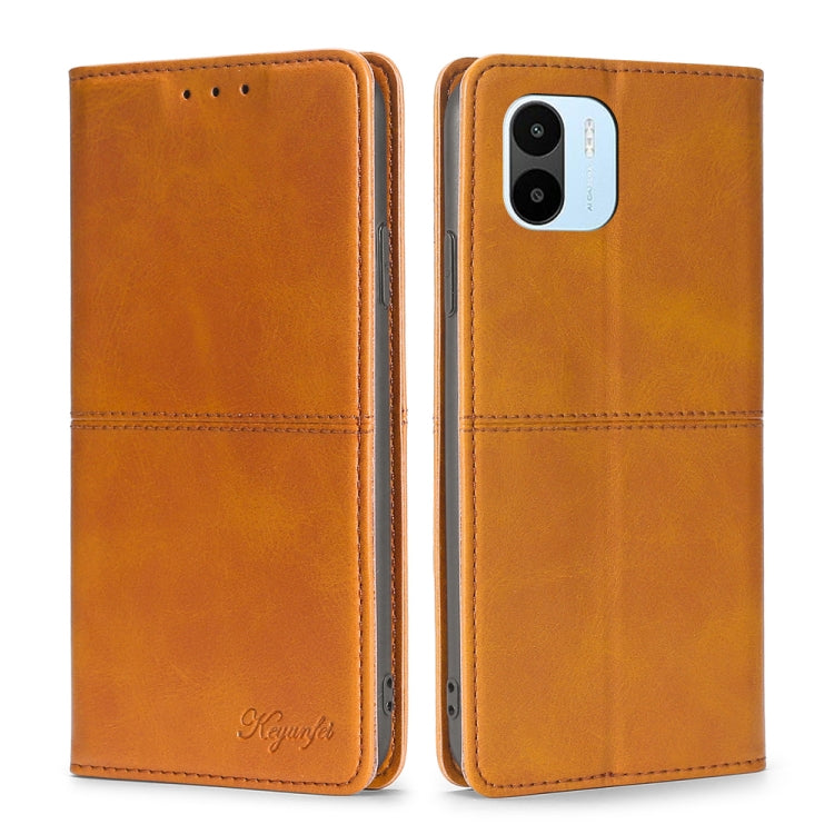 Cow Texture Magnetic Leather Phone Case, For vivo Y35 4G / Y22 / Y22s, For Xiaomi Redmi A1, For Sharp Aquos Sense7