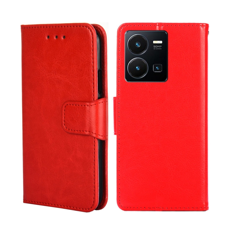 Crystal Texture Leather Phone Case, For vivo Y35 4G / Y22 / Y22s, For Xiaomi Redmi A1, For Sharp Aquos Sense7