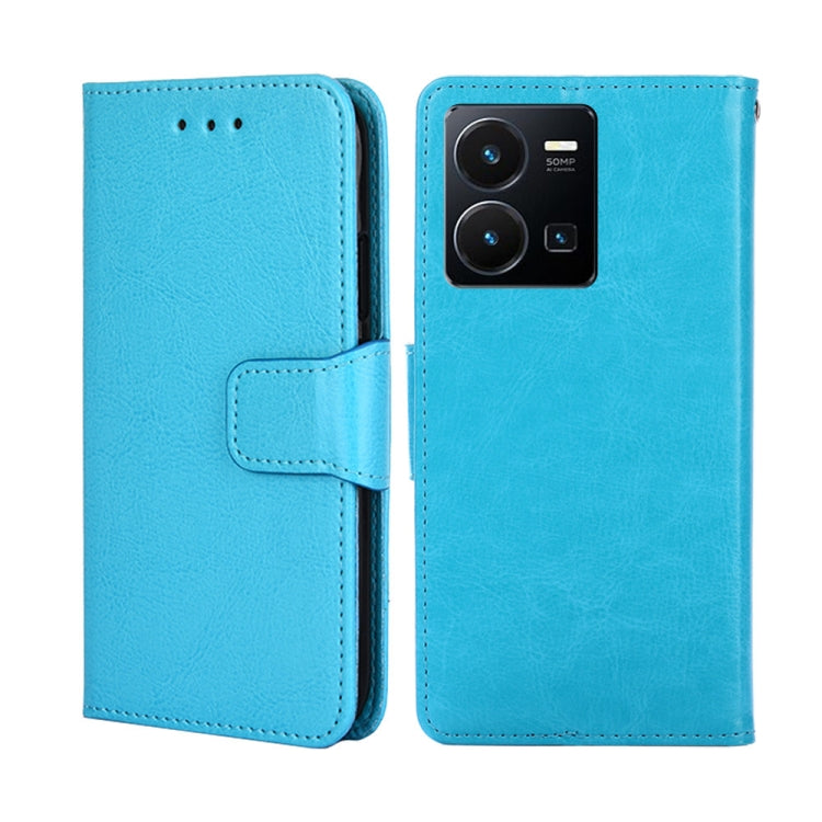 Crystal Texture Leather Phone Case, For vivo Y35 4G / Y22 / Y22s, For Xiaomi Redmi A1, For Sharp Aquos Sense7