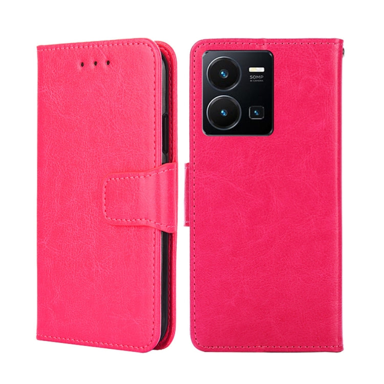 Crystal Texture Leather Phone Case, For vivo Y35 4G / Y22 / Y22s, For Xiaomi Redmi A1, For Sharp Aquos Sense7