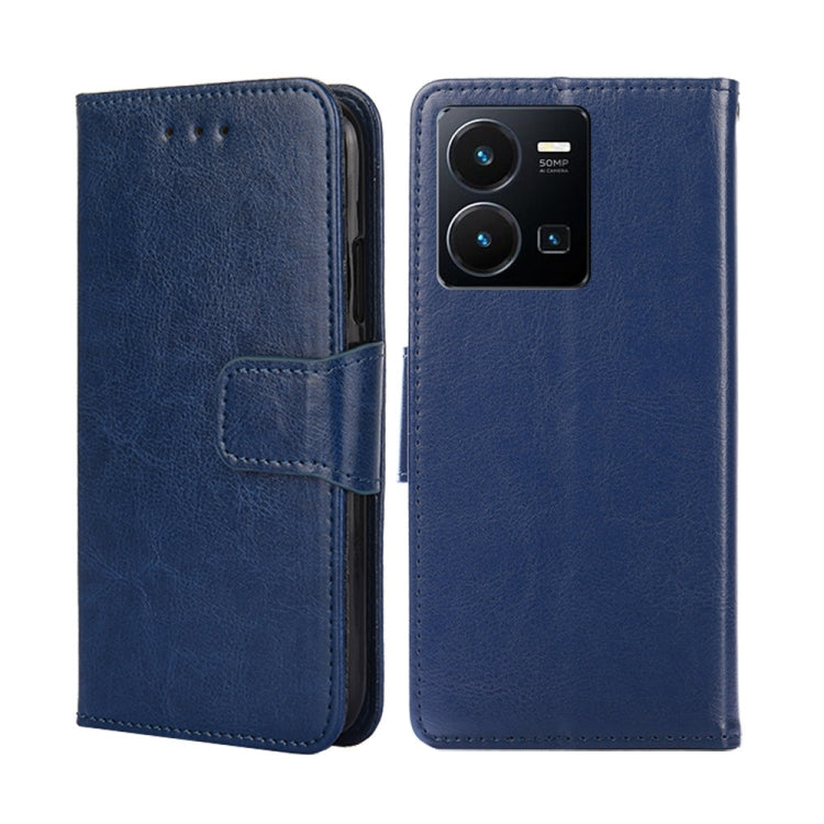 Crystal Texture Leather Phone Case, For vivo Y35 4G / Y22 / Y22s, For Xiaomi Redmi A1, For Sharp Aquos Sense7