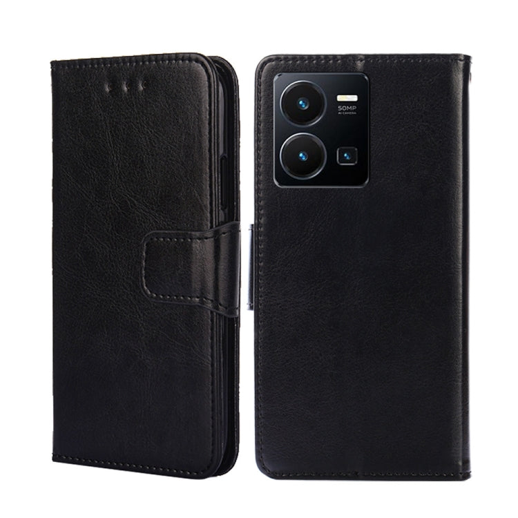 Crystal Texture Leather Phone Case, For vivo Y35 4G / Y22 / Y22s, For Xiaomi Redmi A1, For Sharp Aquos Sense7