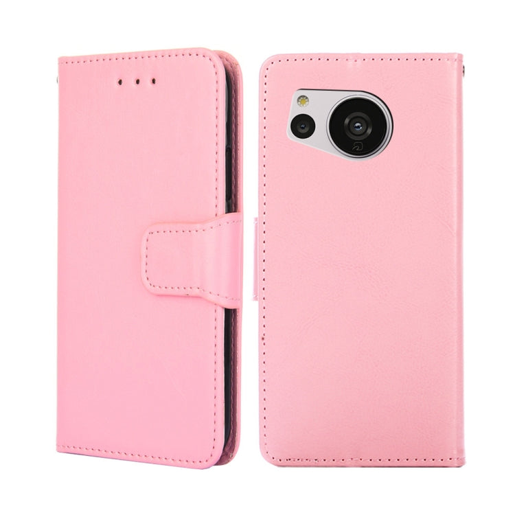 Crystal Texture Leather Phone Case, For vivo Y35 4G / Y22 / Y22s, For Xiaomi Redmi A1, For Sharp Aquos Sense7