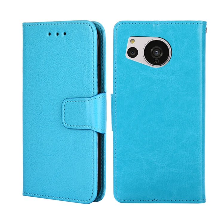 Crystal Texture Leather Phone Case, For vivo Y35 4G / Y22 / Y22s, For Xiaomi Redmi A1, For Sharp Aquos Sense7