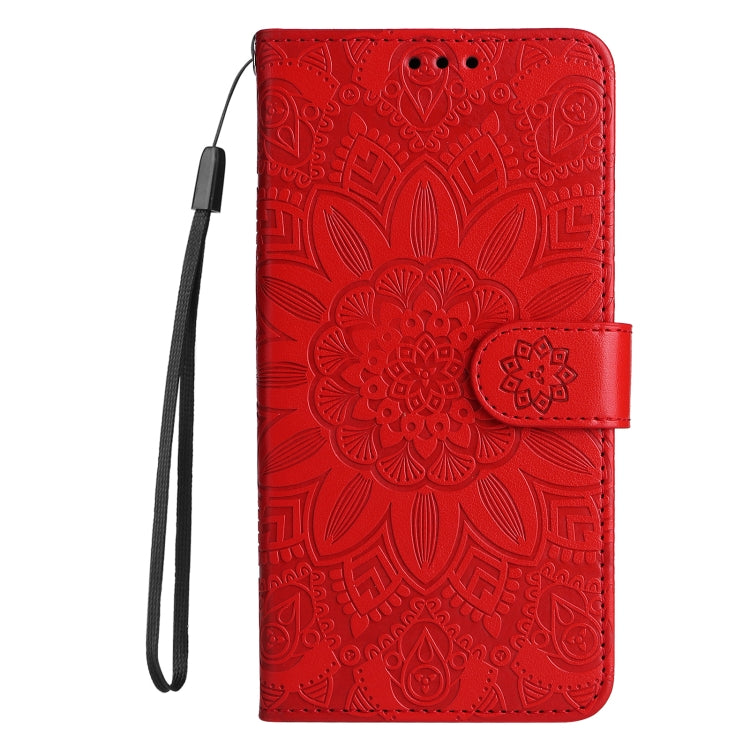 Embossed Sunflower Leather Phone Case, For vivo Y16 / Y02s, For vivo Y35 4G / Y22s / Y22