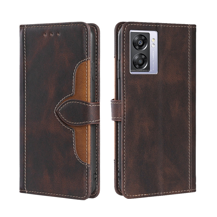 Skin Feel Magnetic Buckle Leather Phone Case, For OPPO A57s 4G / A57e 4G, For OPPO K10 5G Global, For vivo Y52t, For OnePlus Nord N20 SE 4G