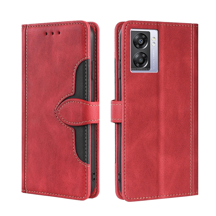 Skin Feel Magnetic Buckle Leather Phone Case, For OPPO A57s 4G / A57e 4G, For OPPO K10 5G Global, For vivo Y52t, For OnePlus Nord N20 SE 4G