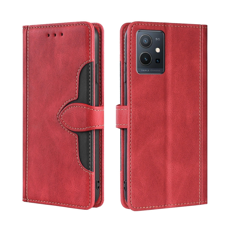 Skin Feel Magnetic Buckle Leather Phone Case, For OPPO A57s 4G / A57e 4G, For OPPO K10 5G Global, For vivo Y52t, For OnePlus Nord N20 SE 4G