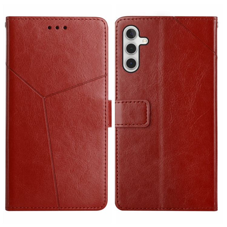 HT01 Y-shaped Pattern Flip Leather Phone Case, For Samsung Galaxy A04 4G, For Samsung Galaxy A04s, For Samsung Galaxy A23 5G JP Version, For Samsung Galaxy A23e/A23s, For Sony Xperia 5 IV, For vivo X80 Lite/V25 5G