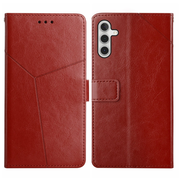 HT01 Y-shaped Pattern Flip Leather Phone Case