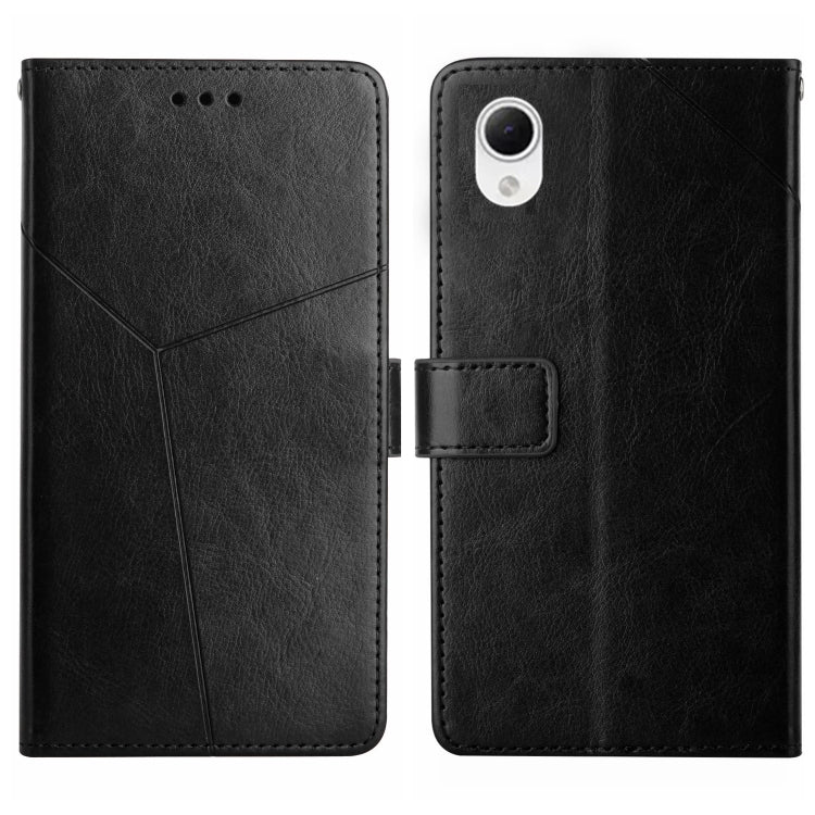 HT01 Y-shaped Pattern Flip Leather Phone Case, For Samsung Galaxy A04 4G, For Samsung Galaxy A04s, For Samsung Galaxy A23 5G JP Version, For Samsung Galaxy A23e/A23s, For Sony Xperia 5 IV, For vivo X80 Lite/V25 5G