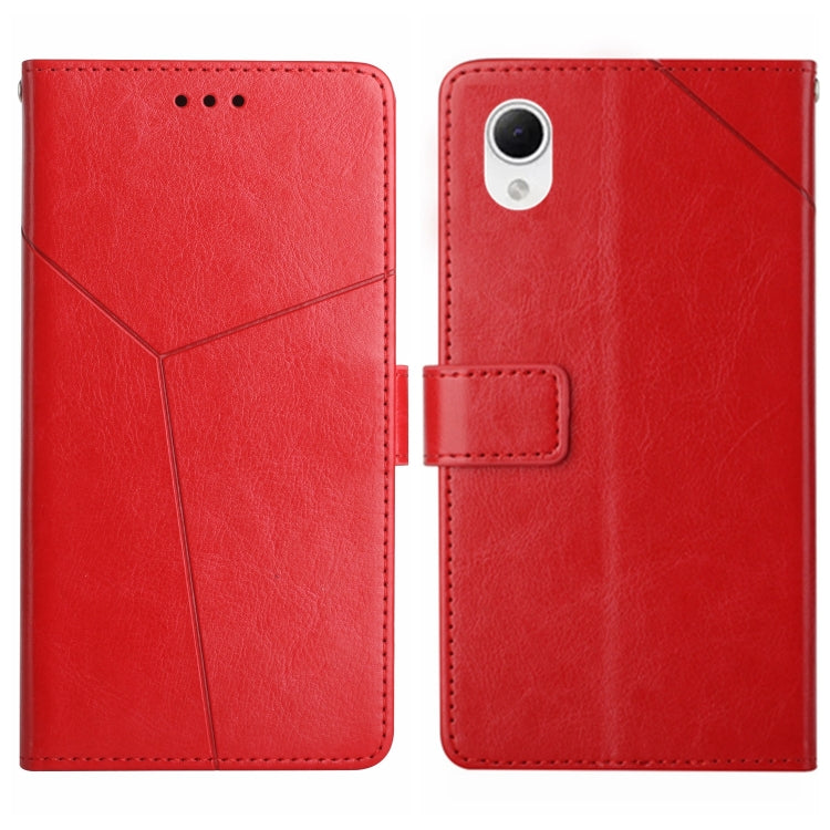 HT01 Y-shaped Pattern Flip Leather Phone Case